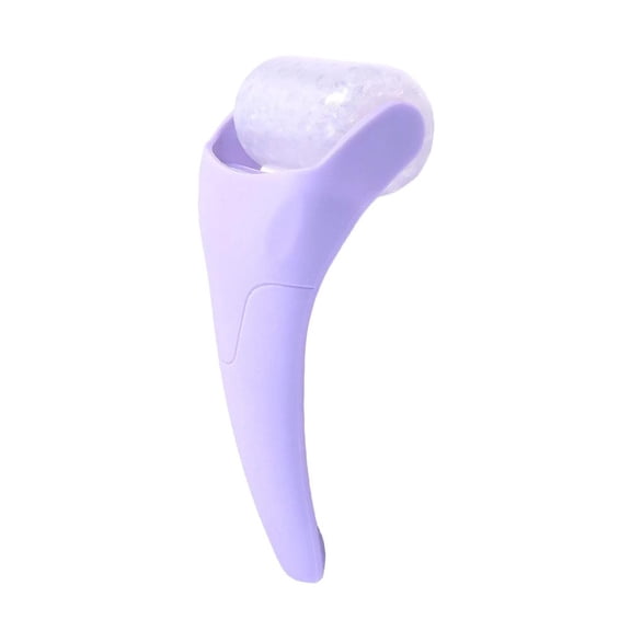 Pink Facial Ice Roller For Puffy Eyes Morning Skincare Must Have Cooling Massage Tool Travel Friendly Ergonomic Grip Textured Roller Head For Tired Skin