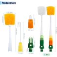 thumbnail image 2 of 5-in-1 Bottle Brush Set(2Pcs Green & Orange), Long Handle Bottle Cleaning Brush Straw Brush Nipple Brush Hard-corner Brush for Sports Water Bottles Caps Mugs Glasswares Tumblers Wine Decanters, 2 of 7