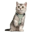 thumbnail image 5 of Pet Vest For Walking With Handle Adjustable Reflective Dog Cat Harness Sage Green and Ivory, 5 of 7