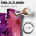 thumbnail image 2 of Outdoor Curtains for Patio Waterproof, Watercolor Flowers Outdoor Privacy Panels Grommet, Spring Floral Vintage Pink Purple Blackout Outside Curtains for Porch/Cabana/Pergola/Gazebo 54"x95", 1 Panel, 2 of 8