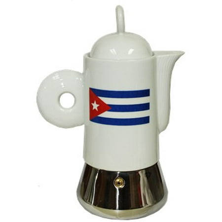 Cuban Coffee Maker Ceramic Construction 4 Cup Cuban Coffee Maker Ceramic Construction 4 Cup