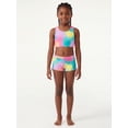thumbnail image 2 of Ocean Gear Girls Two Piece Boy Leg Sporty Swim Set, Sizes 4-18, 2 of 4