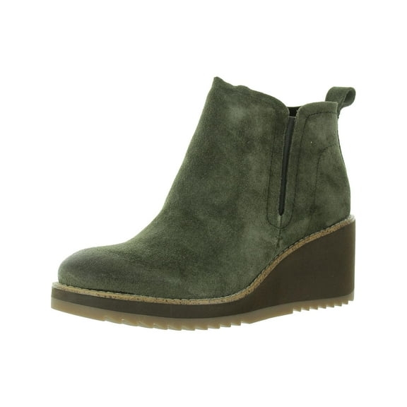 Sofft Womens EMEREE Suede Pull On Wedge Boots