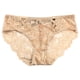 thumbnail image 1 of Gibobby Calzoncillos para mujeres sexy Mujeres sexy simple color sólido sexy encaje cómodo bragas simples(Beige,Talla única), 1 of 2