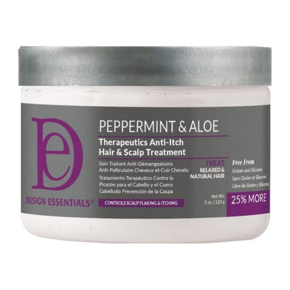 Design Essentials Peppermint & Aloe Therapeutics Anti Itch Treatment 5oz