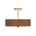 thumbnail image 3 of Meyda Tiffany 65920 Starry 3 Light 15" Wide Semi Flush Drum Ceiling Fixture, 3 of 5