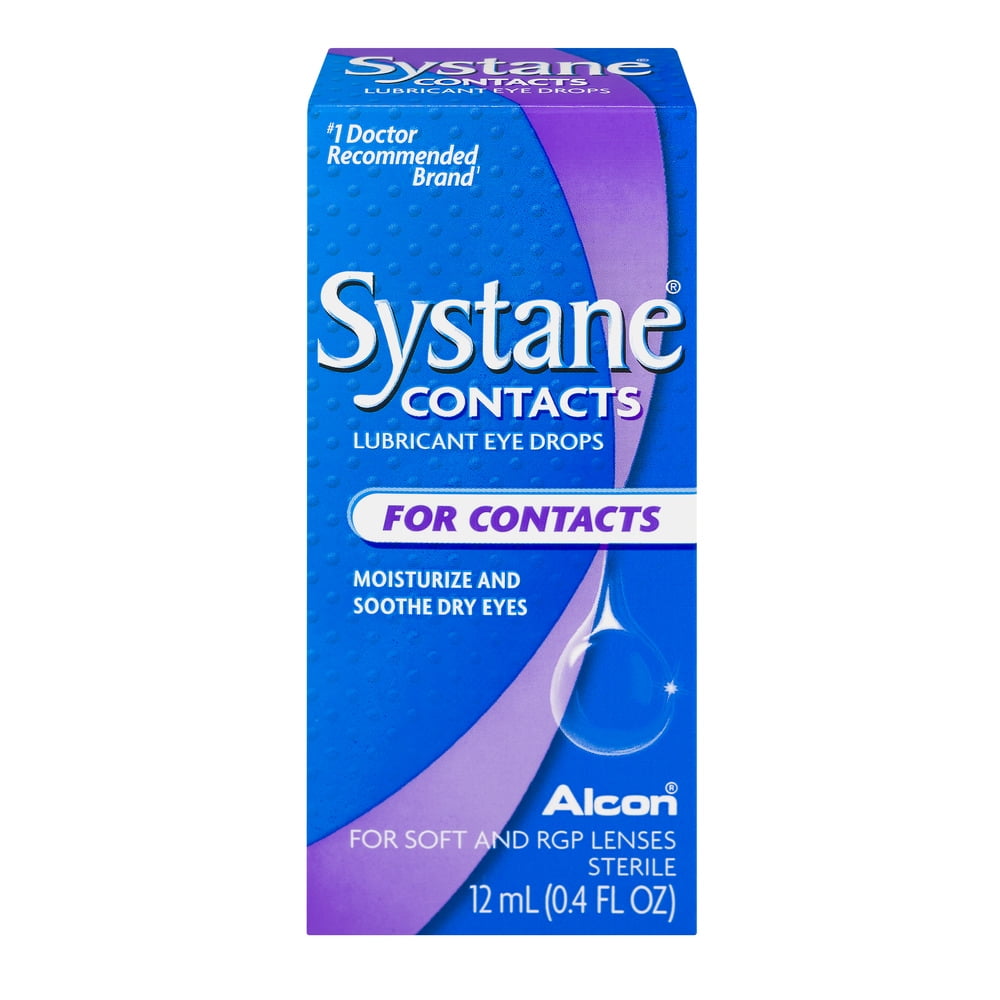 Systane Contacts Lubricant Eye Drops, 0.4 FL OZ