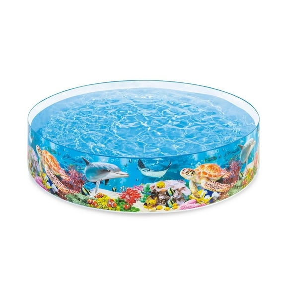 Intex Snapset Deep Blue Sea Pool, 8 FT x 18 in