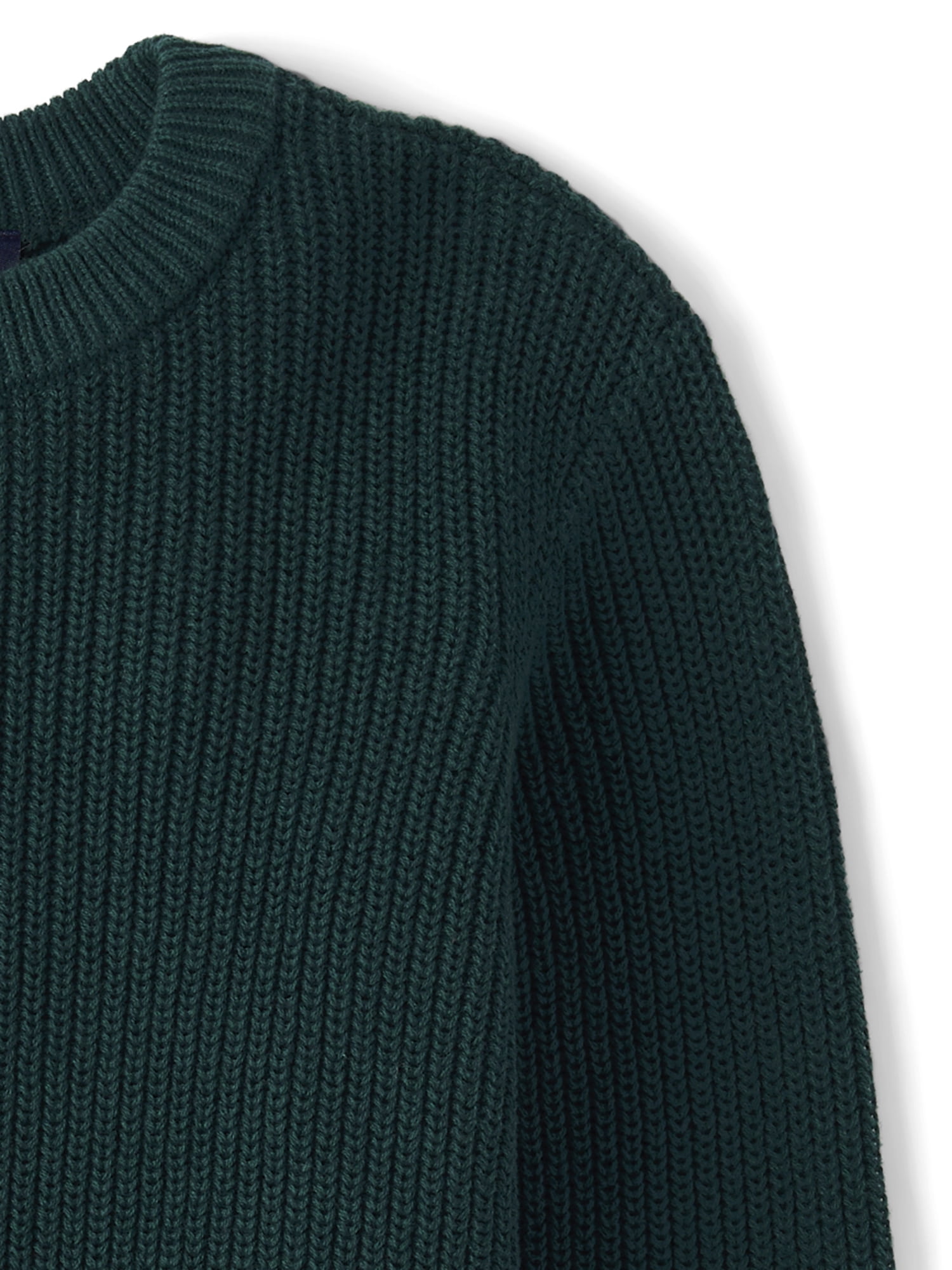 The Children's Place Boys Long Sleeve Crewneck Shaker Stitch Sweater, Sizes S-XXL