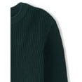 thumbnail image 2 of The Children's Place Boys Long Sleeve Crewneck Shaker Stitch Sweater, Sizes S-XXL, 2 of 3