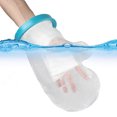 thumbnail image 1 of Waterproof Hand Protector for Post-Surgery: Reusable Cast Cover for Plaster/Synthetic Casts, Bandages, Splints, Burns, Rashes & Lacerations – Adult Size, Patented Design, Medical-Grade Material,, 1 of 7