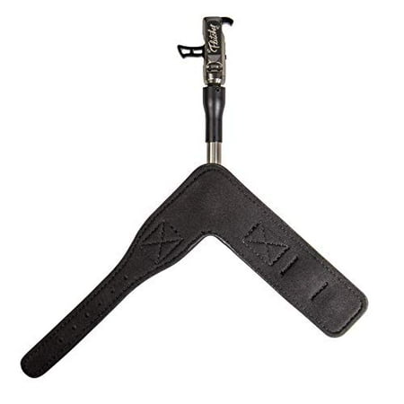 DrawPoint Archery Bow Release - Infinitely Adjustable Index Finger Release with 360-Degree Rotation Customizable Length Smooth Leather Wrist Strap