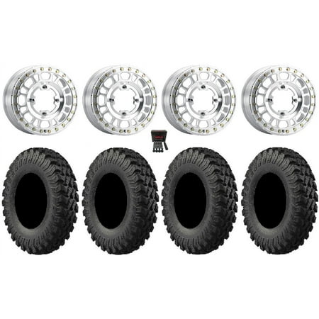 Method 412 15×6 Wheels Raw (5+1) 32 MotoRally Tires Can-Am Maverick X3 / Honda Pioneer 1000 / Talon Method 412 15×6 Wheels Raw (5+1) 32 MotoRally Tires Can-Am Maverick X3 / Honda Pioneer 1000 / Talon