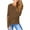 Coffee, variant on Women's Long Sleeved  Thumb Hole T-Shirt Crew Neck Plain Shirts Casual Ruched Tee Tops