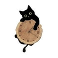 thumbnail image 4 of CoudarTitie Cat Shaped Hanging Wall Clock with Swinging Tail Cute Stylish Modern Non Ticking Style A, 4 of 9