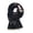 Black, variant on Esaierr Toddler Kids Warm Bear Scarf for Baby Boys Girls Winter Knit Scarf
