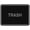 Black / Silver, variant on Signs ByLITA Classic Framed TRASH Door or Wall Sign Durable ABS Plastic | Laser Engraved | Easy Installation | Elegant Design (Navy Blue / White) - Small