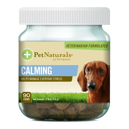 Pet Naturals of Vermont Calming Behavioral Support Supplement for Dogs, 90 Bite-Sized
