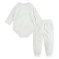 thumbnail image 2 of Newborn Baby Nike Velour Long Sleeve Bodysuit and Sweatpants 2-Piece Set Color: Hemp Size: NEWBORN, 2 of 3
