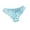 Blue, variant on Qingpeng Womens Floral Lace Briefs Cotton Crotch Lightweight Breathable Bow Detail Underwear Size S-XL