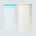 thumbnail image 1 of Reader 90pcs/ Pack Time Cards Timecards Monthly 2-sided 18 x 8.4cm for Employee Attendance Time Clock Recorder, 1 of 7
