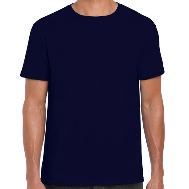 Camisa Clásica Algodón Y Seda Azul Marino