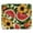Multicolor 3, variant on PhooArto Comfortable Mouse Pad Sunflower Sloths Pattern Desktop Mousepad , 21 x 25 cm Mouse Mat, Non-Slip Rubber Base, Improves Speed and Precision