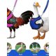 thumbnail image 3 of Adjustable Chicken Harness With Leash, Breathable Harness Vest For Duck & Goose, Pet Harness Leash Set Of 3, 3 of 5