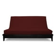 thumbnail image 2 of Premium Cotton/Polyester Futon Cover by Prestige Furnishings - Solid Collection - Solid Burgundy - King Size (78" x 80"), 2 of 6