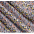 thumbnail image 3 of Soimoi Cotton Poplin Fabric Leaves & Floral Artistic Printed Fabric 1 Yard 42 Inch Wide, 3 of 7