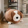 thumbnail image 5 of Big Joe Wild Things Foam Filled Animal Bean Bag Chair with Removable Cover, Kenny Canine Snugglepuff, Soft Faux Fur, 3 feet Big, 5 of 8