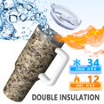 thumbnail image 5 of Camouflage 40oz Tumbler– Stainless Steel Insulated Tumbler with Handle and Straw, Large Capacity Travel Cup for Hot & Cold Drinks, 5 of 6
