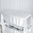 thumbnail image 2 of Efavormart 72x120" Rectangle WHITE Wholesale SATIN Tablecloth Banquet Linen Wedding Party Restaurant Tablecloth, 2 of 10
