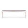 thumbnail image 4 of Zuo Modern Metropolitan Bench in Brushed Aluminum, 4 of 4