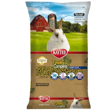 UPC: 0071859947334 | Kaytee Timothy Complete Pet Rabbit Food Pelleted Food 9.5 Pounds