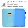 thumbnail image 6 of Allytech Galaxy Tab A7 10.4" Case T500 T505, Premium PU Leather Folio Flip Cover Stand Cards Slots Pencil Holder Wallet Case for Samsung Galaxy Tab A7 10.4" 2020 SM-T500 T505 T507,Formula, 6 of 6