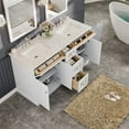 thumbnail image 6 of Eviva Epic 60 Inch Transitional Modern White Bathroom Vanity, 6 of 7