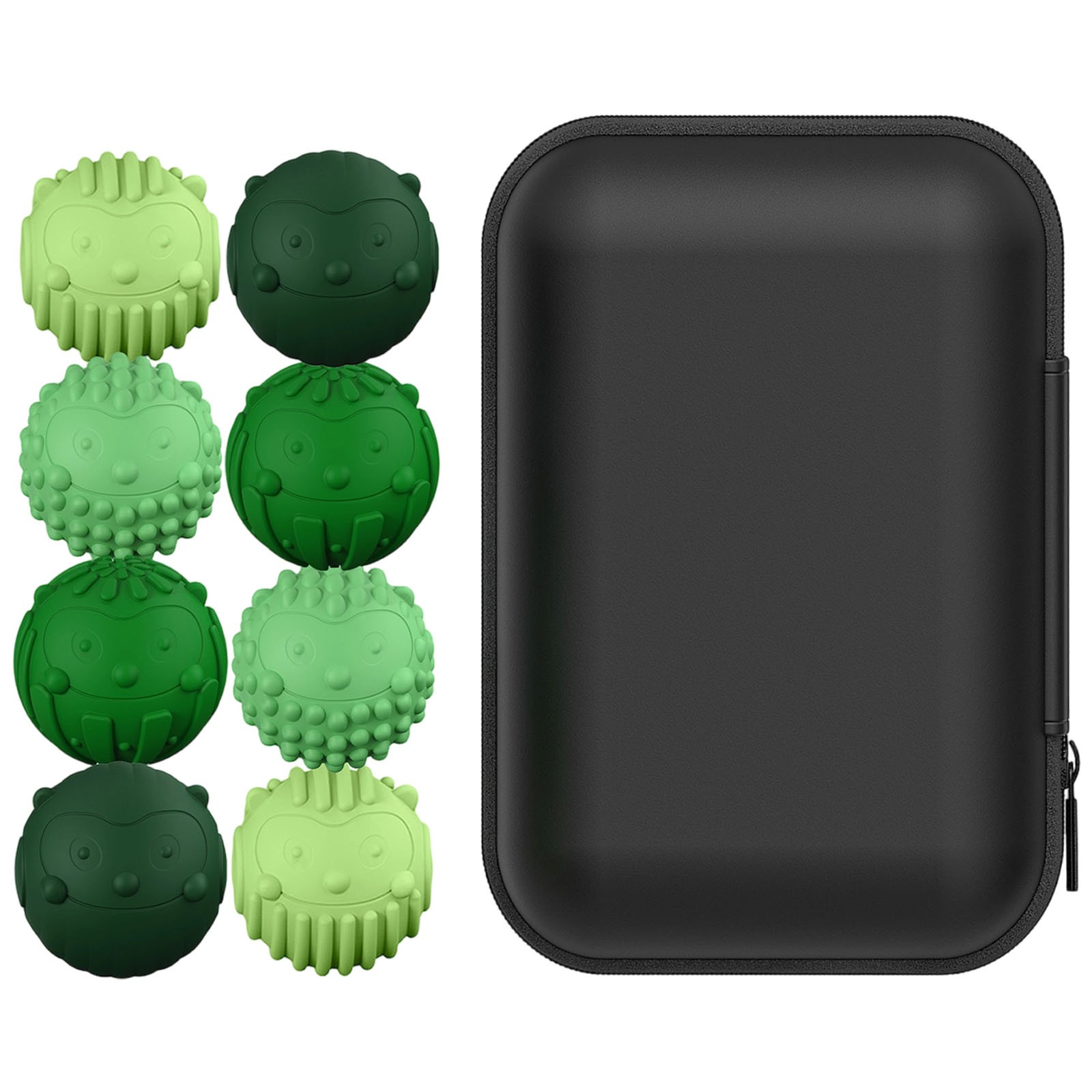 Boules magnétiques en Silicone, 8 pièces, Textures d'attraction