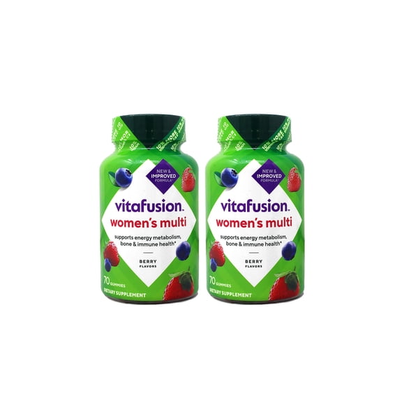 Vitafusion Women's Gummy Vitamins Mixed Berries 70 ea (Pack of 2)