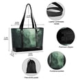 thumbnail image 2 of FORMRS Canvas Laptop Tote Bag for Women with 15.6" Computer Compartments Shoulder Handbag, Green Forest, 2 of 7