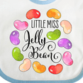 thumbnail image 4 of Inktastic Little Miss Jelly Bean Boys or Girls Baby Bib, 4 of 4
