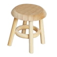thumbnail image 1 of 1:12 muebles de comedor accesorios de taburete de madera maciza Zulema muebles de muñecas, 1 of 8
