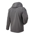 thumbnail image 2 of Polaris  Gray Mens Softshell Jacket Lightweight Warm Fleece Lined - Small 286143502, 2 of 5