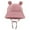 Pink, variant on EnJoCho Baby Boy And Girl Cute Sun Hat Cartoon Bear Ears Fisherman's Hat Sun Hat Beach Cap For 3 To 12 Months Kids Casual Fashion Headwear Accessories