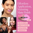thumbnail image 3 of Lápiz labial líquido mate Aromi Baby Pink para mujer vegano, 3 of 9