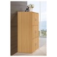 thumbnail image 4 of Drevy 3-Shelf Bookcase Cabinet, Beech, 4 of 5