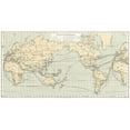 thumbnail image 2 of Metzger, Emil 24x15 Black Ornate Wood Framed with Double Matting Museum Art Print Titled - Geographical Statistical World Lexicon 1888, 2 of 4