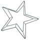 thumbnail image 4 of 1 Anillo de hierro para corona, anillo en forma de estrella de cinco puntas, aro metálico para coronas festivas, 4 of 7