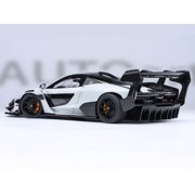 McLaren Senna GTR Silica White with Black Top 1/18 Model Car by Autoart