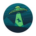 thumbnail image 3 of Teléfono: PopSocket, extraterrestres secuestrando regalos, OVNI, secuestro de vacas, 3 of 6